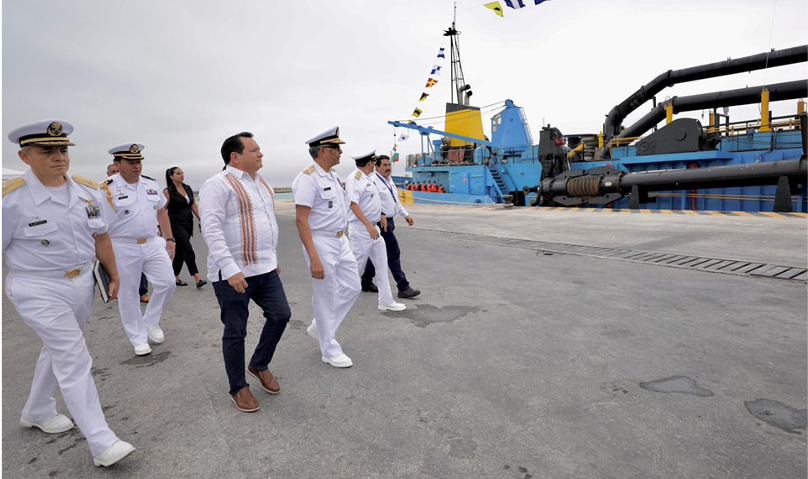 Comienza el dragado del Puerto de Progreso: Impulso al comercio en Yucatán