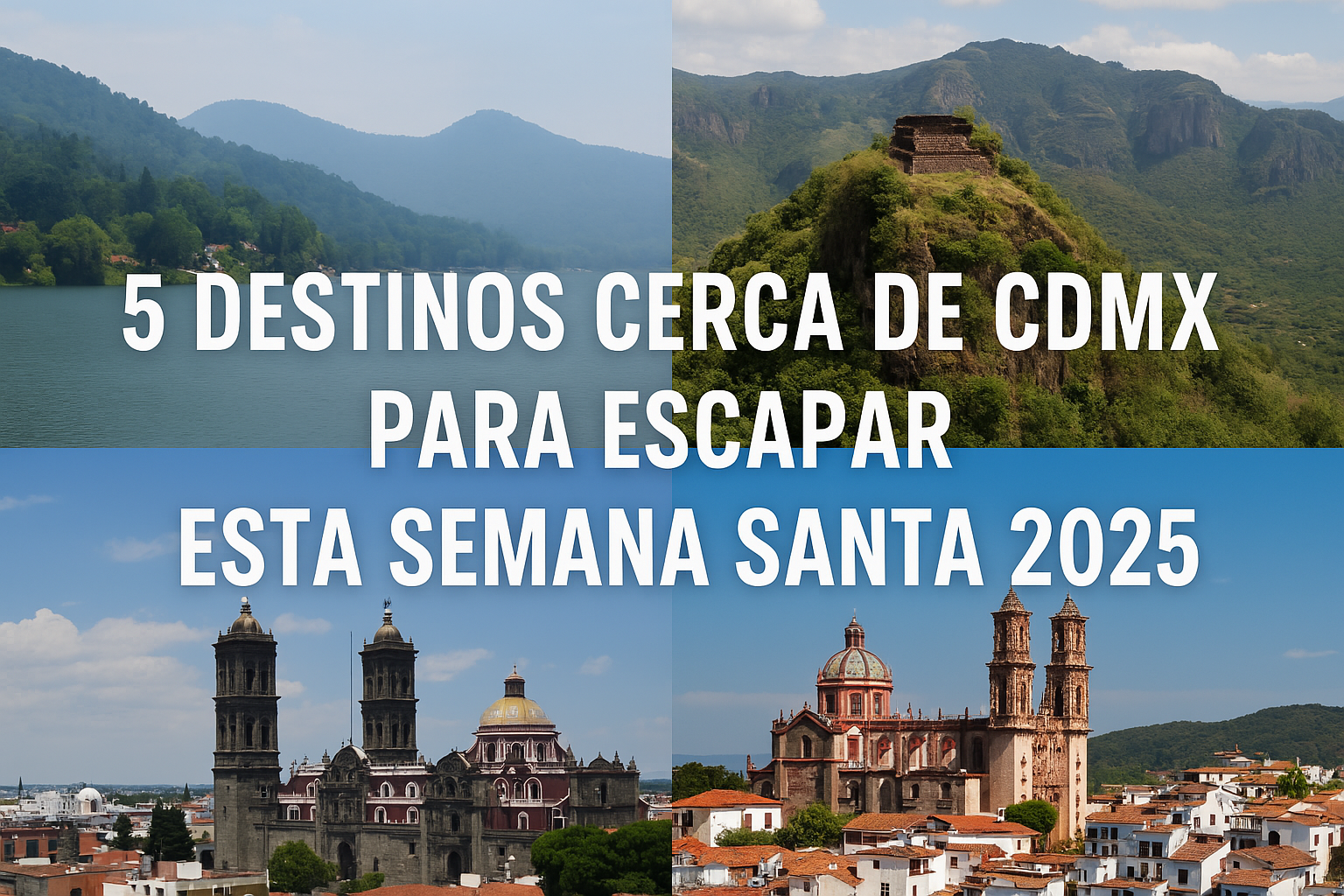 5 destinos cerca de CDMX para escapar esta Semana Santa 2025