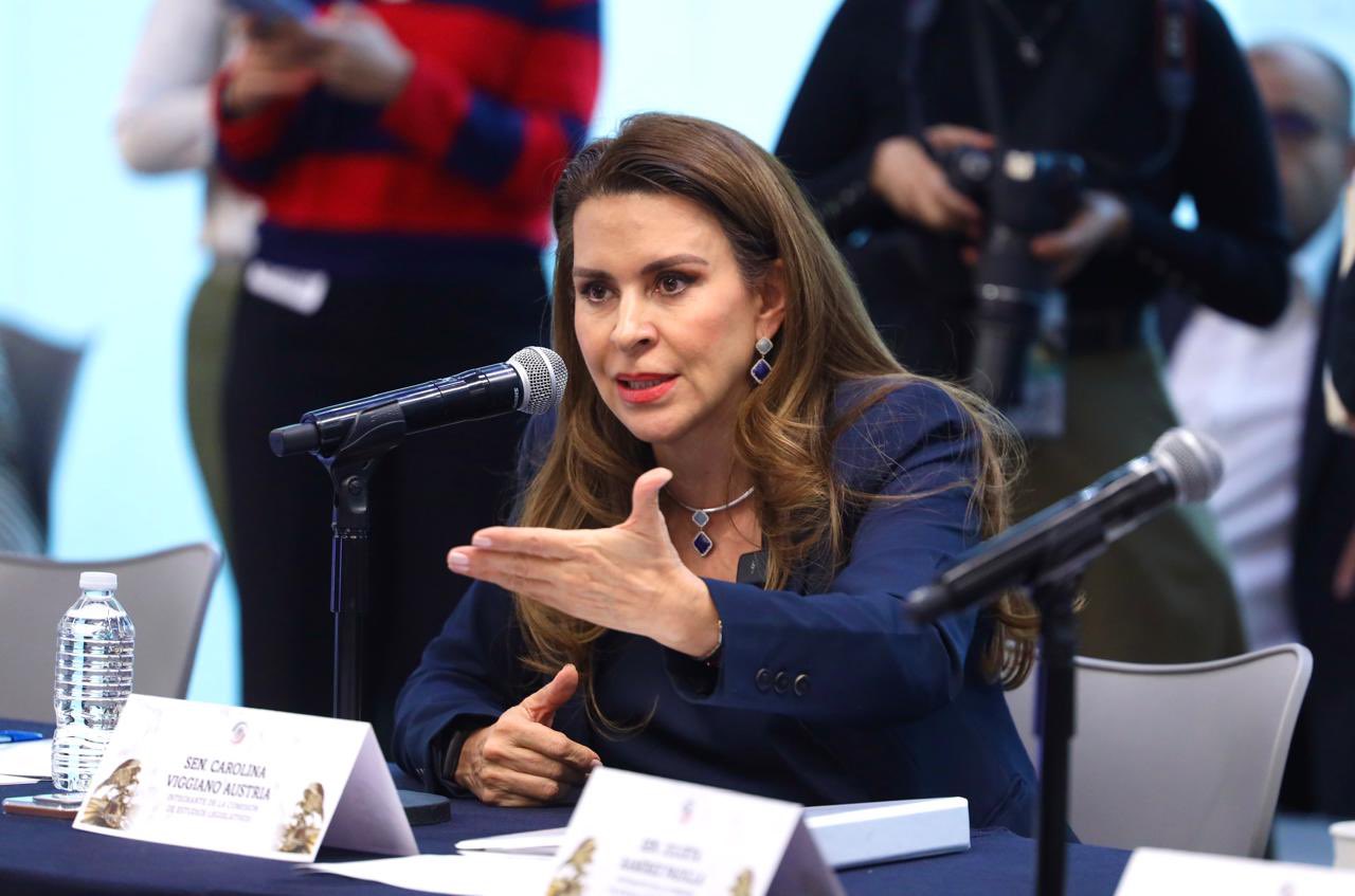 Carolina Viggiano critica reforma judicial y situación de amparos en México