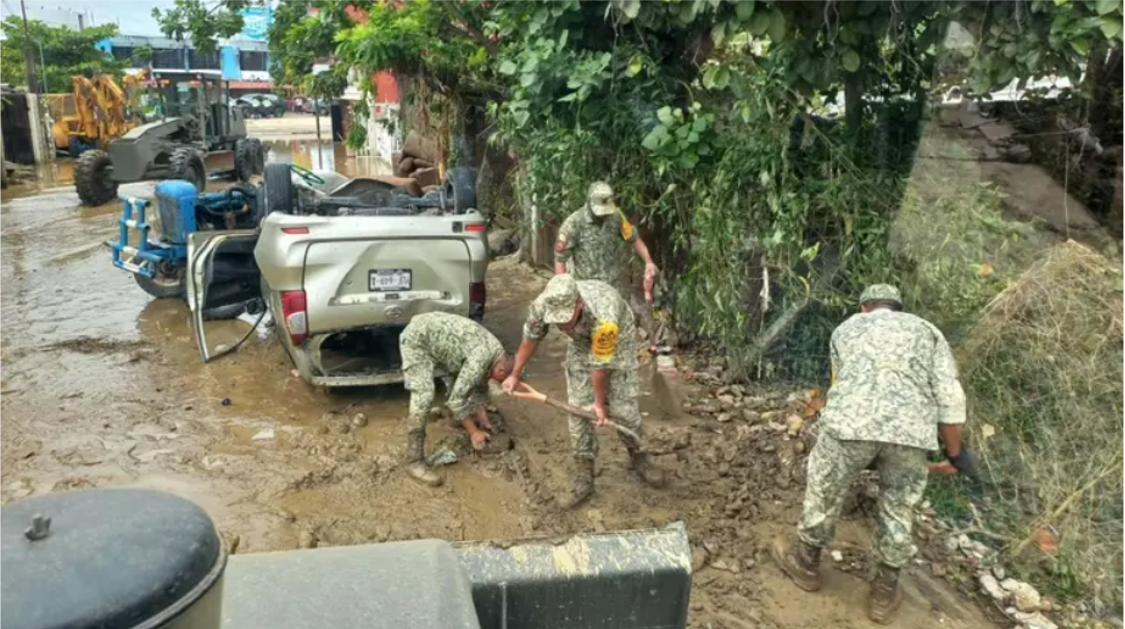 Emergencia por lluvias en cinco estados deja 66 fallecidos, 75 personas no localizadas y 191 localidades incomunicadas